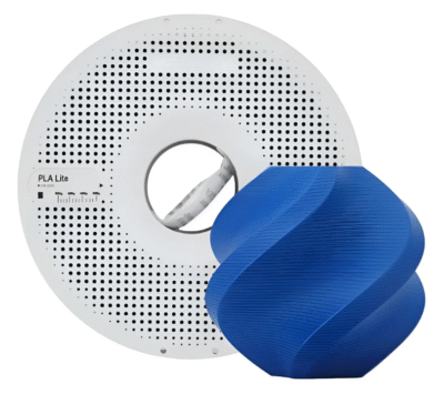 Filamento 3d Bambu Lab PLA Lite C/ Carretel Reutilizável Azul
