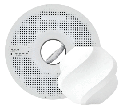 Filamento 3d Bambu Lab PLA Lite C/ Carretel Reutilizável Branco