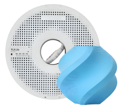 Filamento 3d Bambu Lab PLA Lite C/ Carretel Reutilizável Azul Ciano