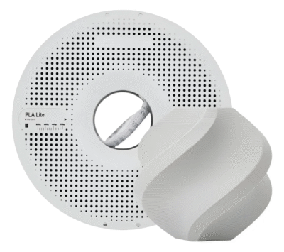 Filamento 3d Bambu Lab PLA Lite C/ Carretel Reutilizável Cinza