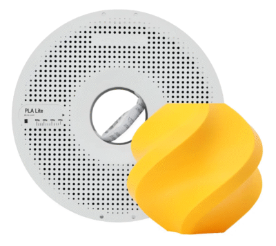 Filamento 3d Bambu Lab PLA Lite C/ Carretel Reutilizável Amarelo Girassol