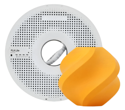 Filamento 3d Bambu Lab PLA Lite C/ Carretel Reutilizável Laranja
