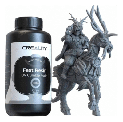 Resina Creality Rápida Curável Uv Impressora 3D Lcd 1kg Cinza