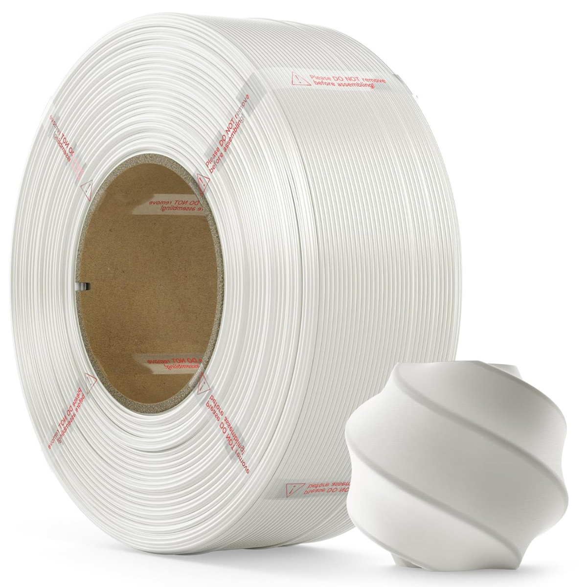 Refill Filamento 3d Bambu Lab PLA Lite Sem Carretel Reutilizável Branco