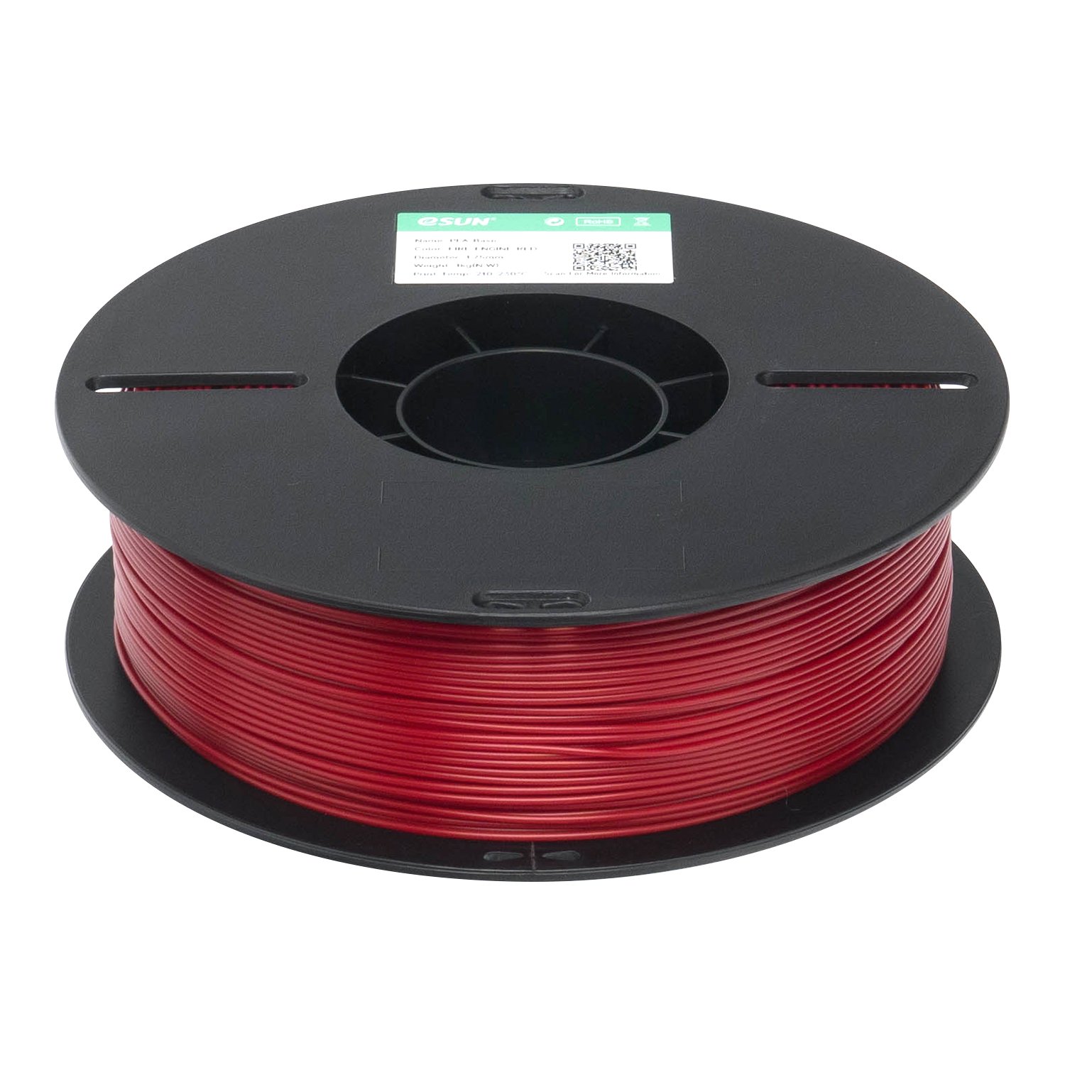 Filamento 3d eSun PLA Vermelho Bombeiro 1kg - Imagem 4