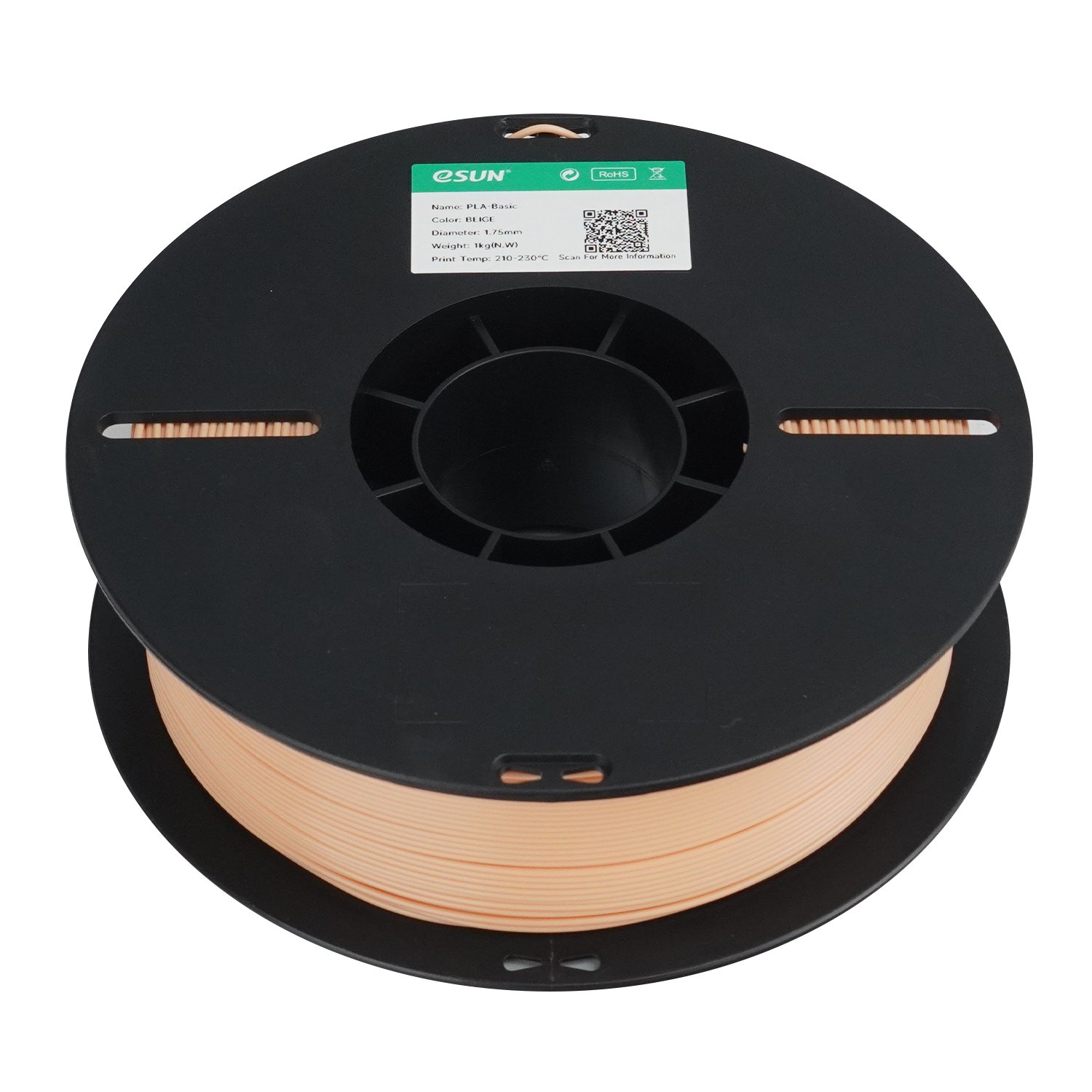 Filamento 3d eSun PLA Bege 1kg - Imagem 4