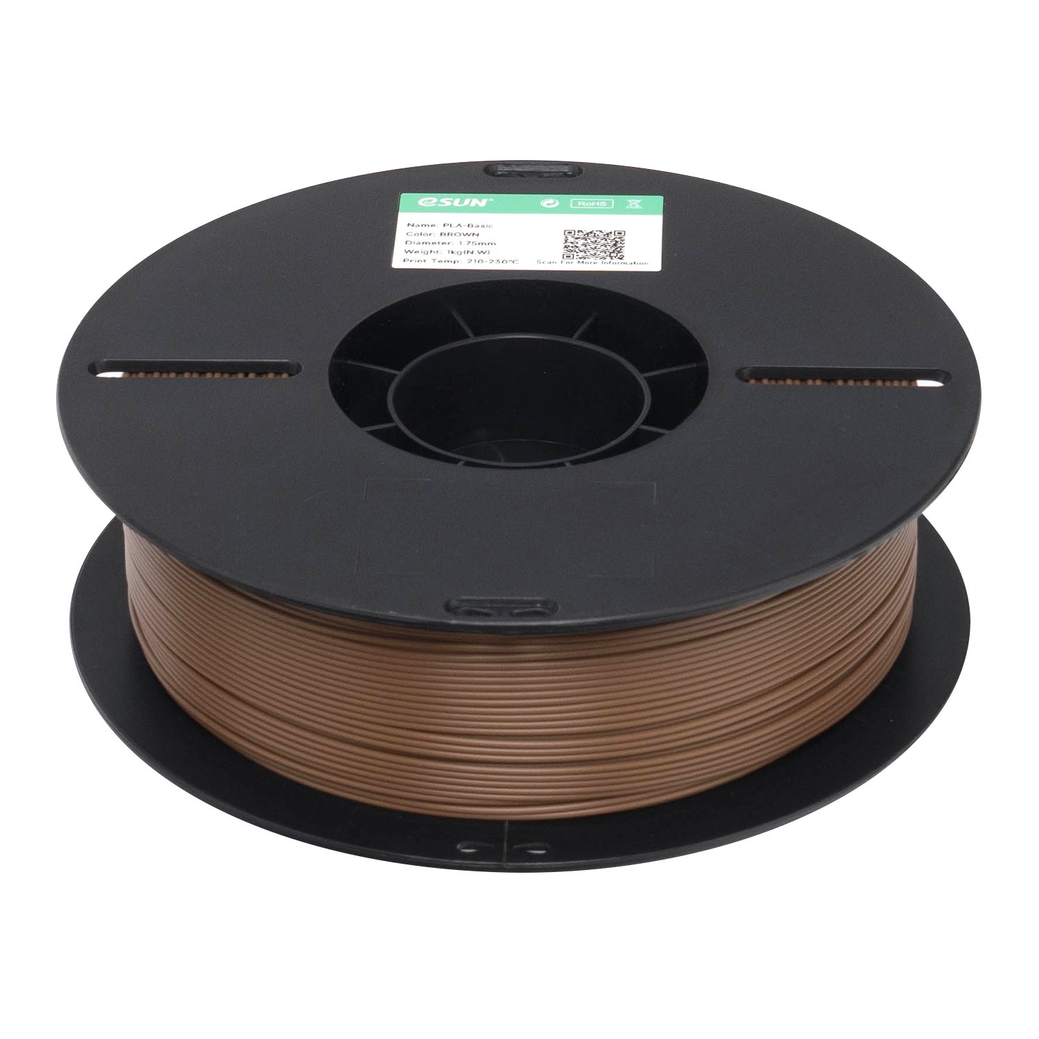 Filamento 3d eSun PLA Marrom 1kg - Imagem 4