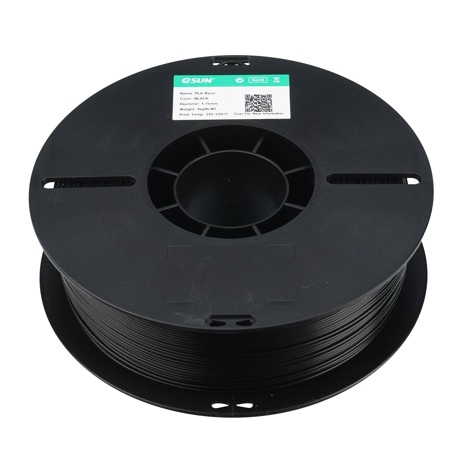 Filamento 3d Esun PLA Basic Preto 1kg - Imagem 3
