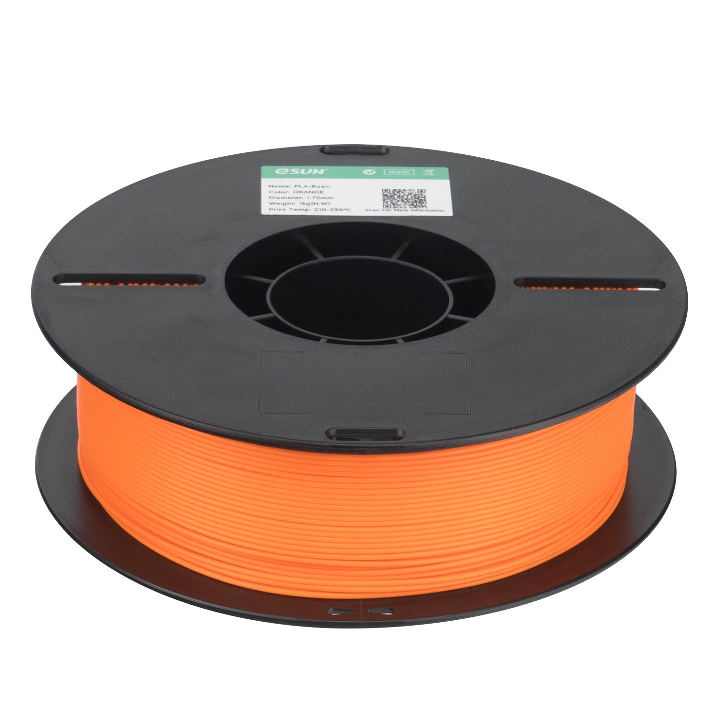Filamento 3d eSun PLA Basic Laranja 1kg - Imagem 5