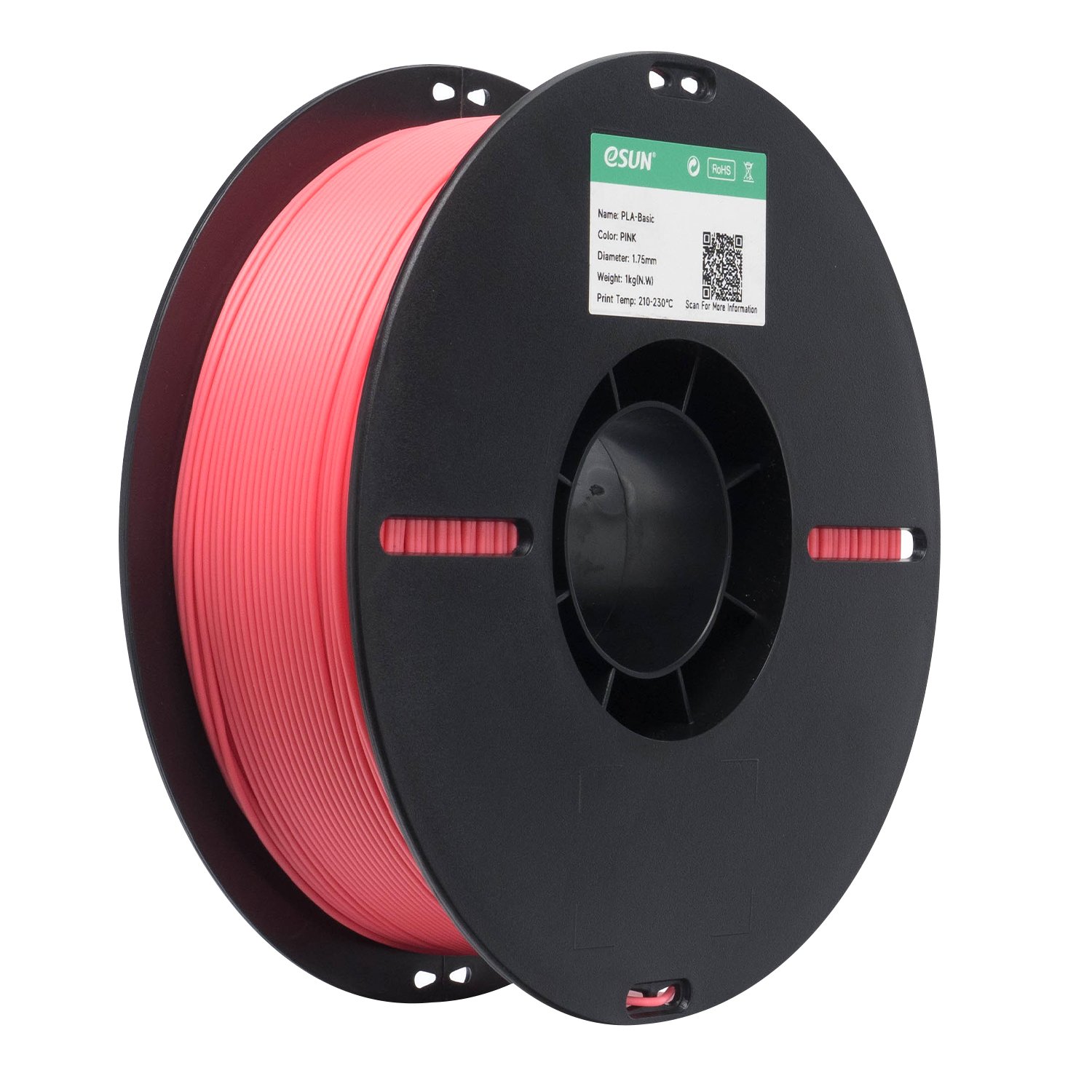 Filamento 3d eSun PLA Basic Rosa 1kg - Imagem 3