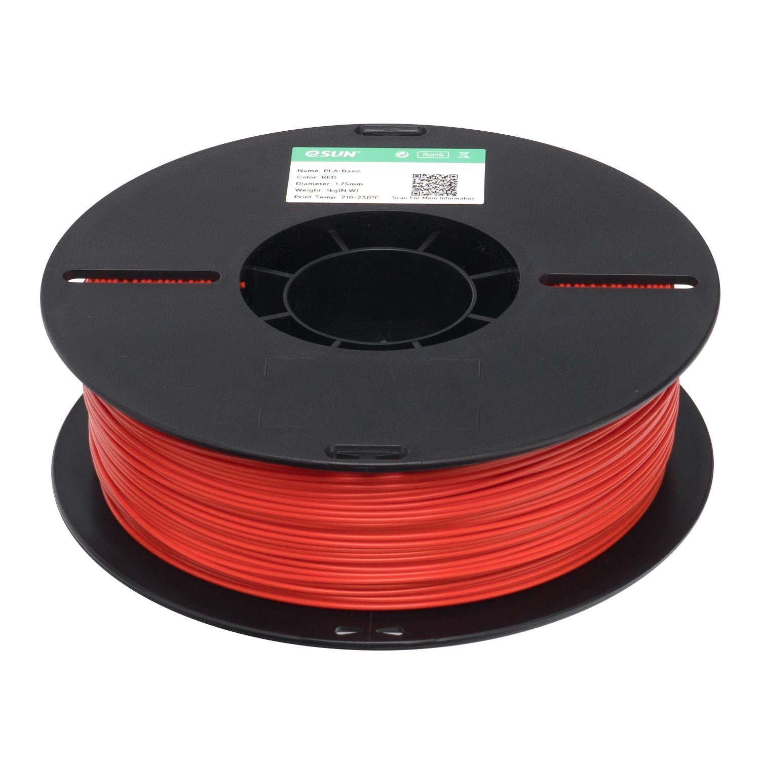 Filamento 3d eSun PLA Basic Vermelho 1kg - Imagem 4