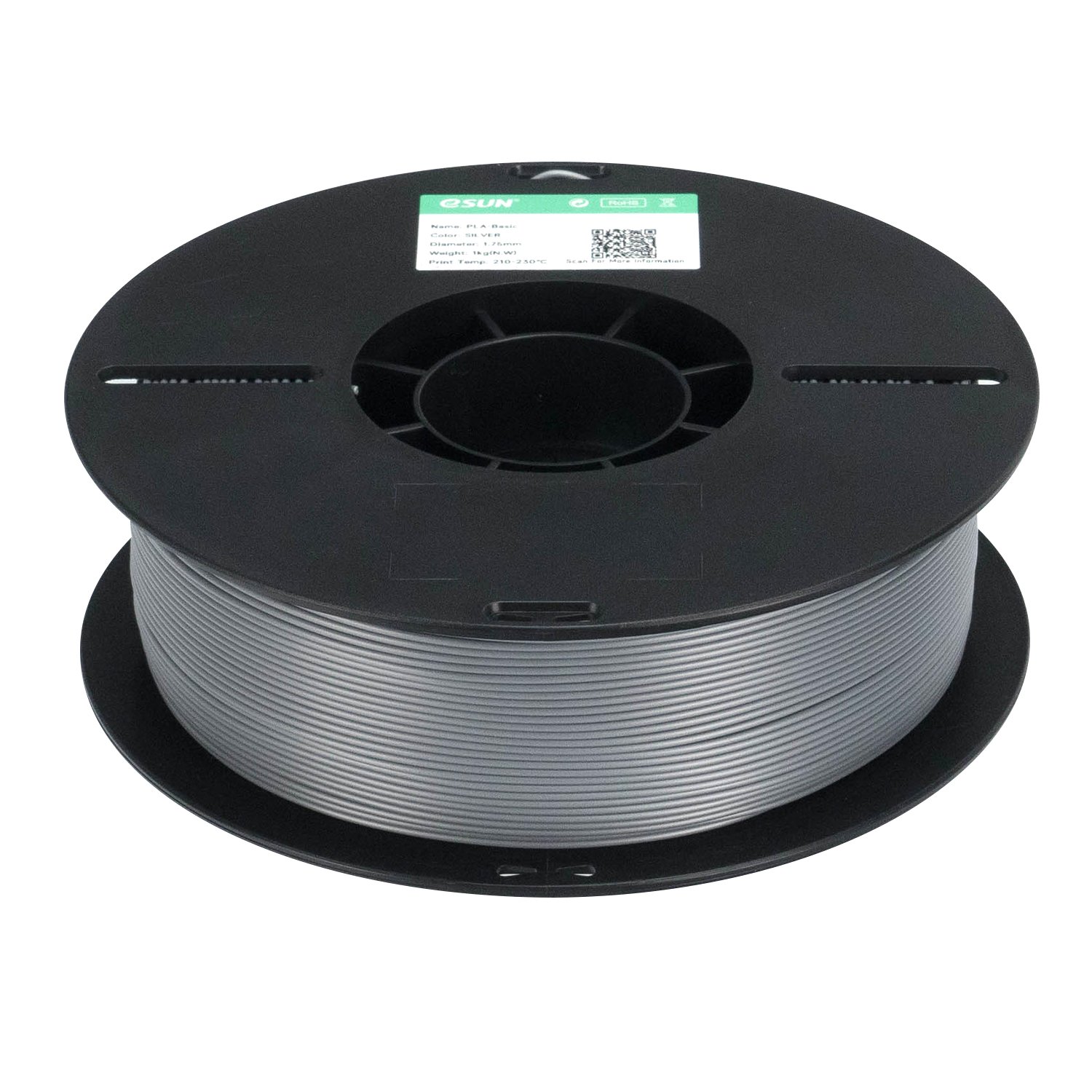 Filamento 3d eSun PLA Basic Prata 1kg - Imagem 5