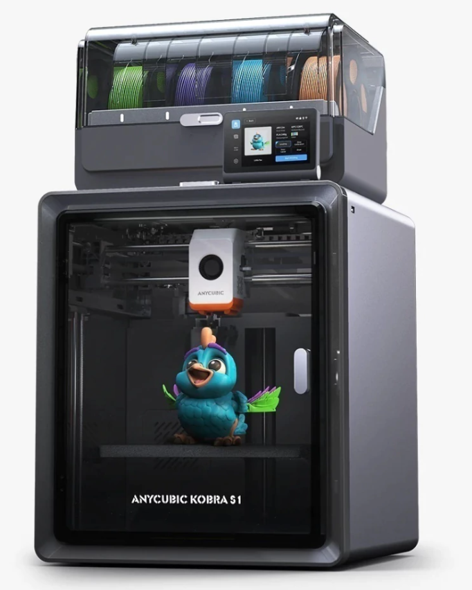 Impressora 3d Fdm Multicolorida Anycubic Kobra S1 Combo - Imagem 3